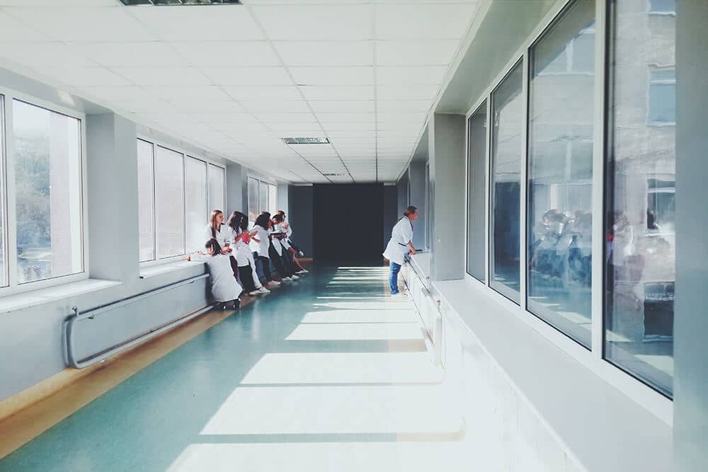 Doctors in hallway